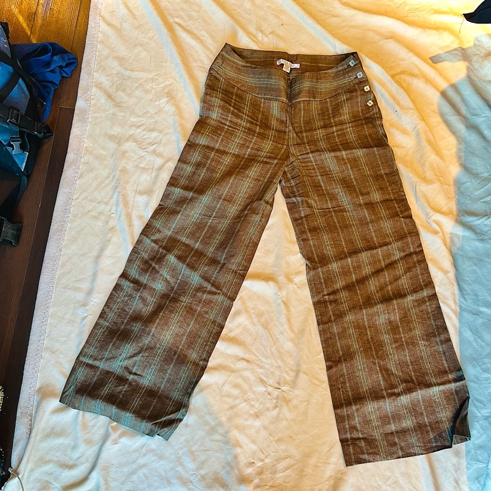 Nougat London high waisted trousers. Made in Italy. Size 2.